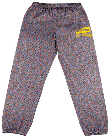 Supreme / JUNYA WATANABE COMME des GARCONS MAN Sweatpant "Black Flowers"