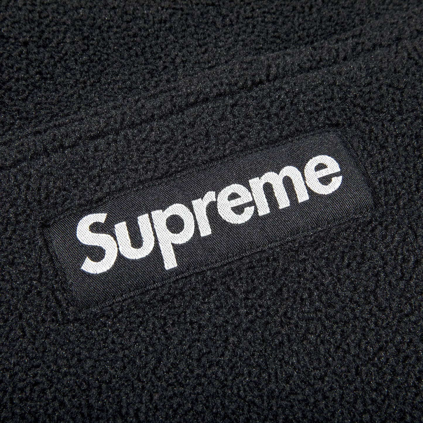 Supreme Polartec Hooded Sweatshirt "Black"