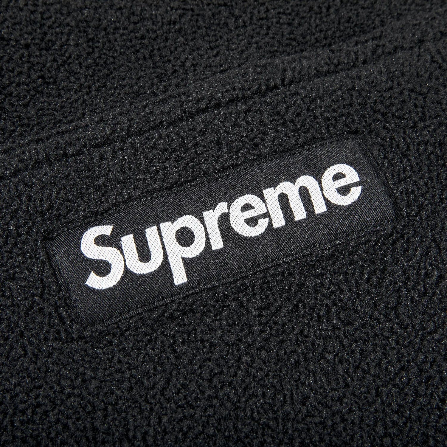 Supreme Polartec Hooded Sweatshirt "Black"