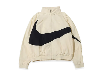 Nike Swoosh Men's Woven Jacket "Coconut Milk/Black/Coconut" FB7878-113