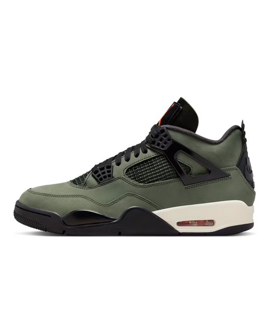 Air Jordan 4 Retro x UNDEFEATED Deep Green and Clementine