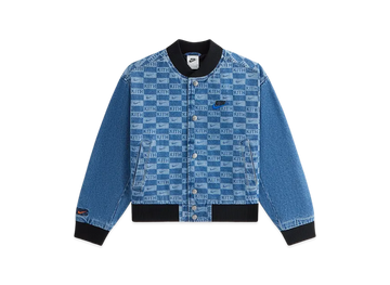 Kith x Nike Kids Veste universitaire en jean gravée au laser "Mystic Navy"