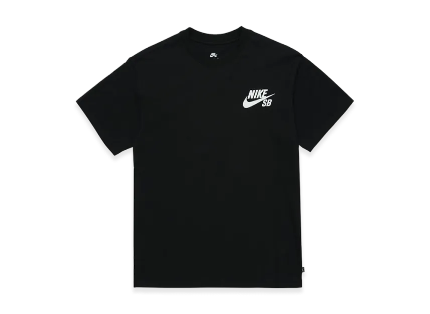 T-shirt Nike SB Logo Manches Courtes "Noir/Blanc"