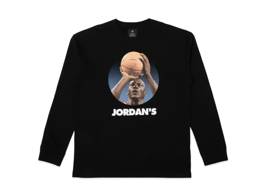 Air Jordan x Union NRG Vault AJ Flight L/S Tee "Black"