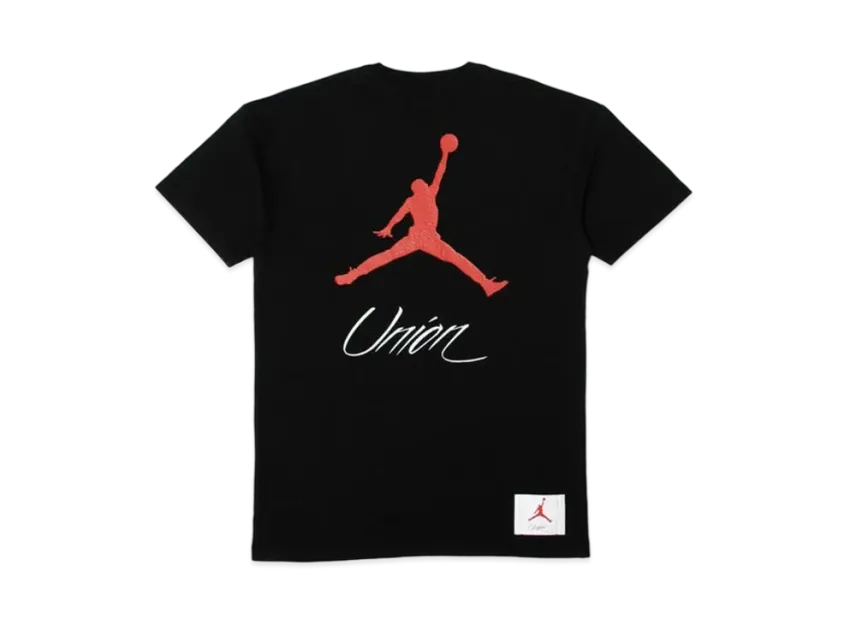 Air Jordan x Union NRG Vault AJ Flight Jumpman Tee "Black"
