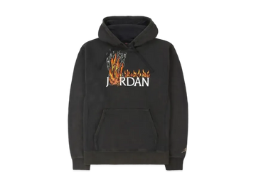 Haut à capuche en molleton Air Jordan x Travis Scott « Black »