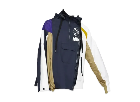 Nike x Sacai Women's Doulbe Zip Jacket "Navy"