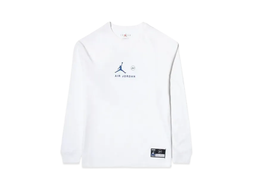 T-shirt manches longues Air Jordan x Fragment « White »