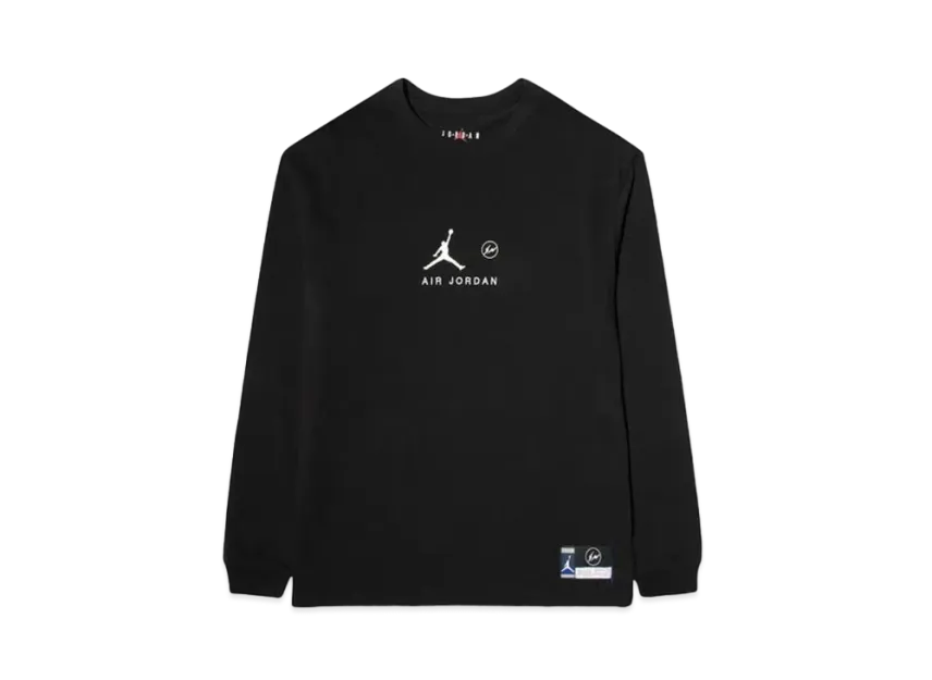 T-shirt manches longues Air Jordan x Fragment « Black »