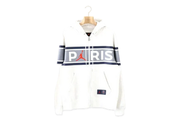 Jordan Paris Saint-Germain Full Zip Fleece Parker "Grey"