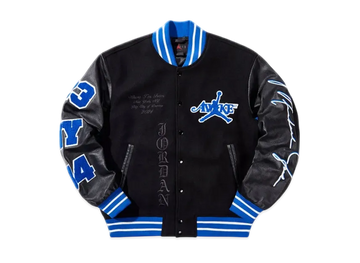 Nike Jordan x Awake NY Varsity Jacket "Black/Game Royal"