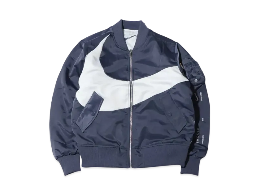 Nike AS M NSW SYNKL Swoosh Bomber "Blue"