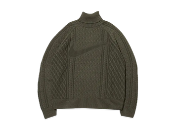 Col roulé Nike M NL Swoosh en maille torsadée « Cargo Khaki »