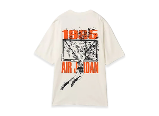 Nike Jordan Brooklyn Men's Oversized Graphic T-Shirt "Sail/Off Noir"
