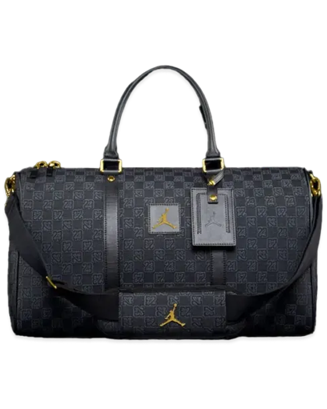 Nike Jordan Brand Monogram Duffle Bag (25L) "Black"