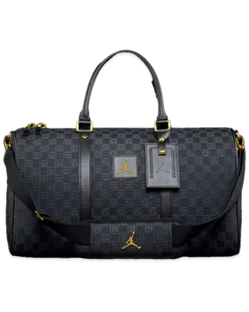 Nike Jordan Brand Monogram Duffle Bag (25L) "Black"