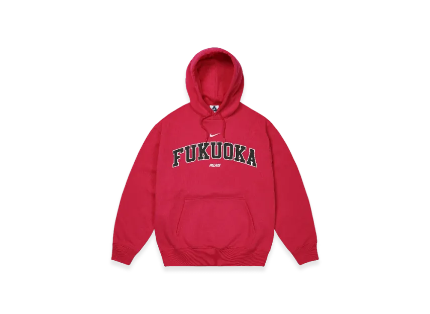 PALACE x Nike Shop Hood Fukuoka "Red"