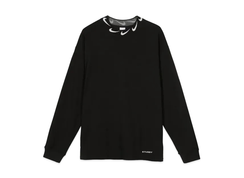 Nike x Stussy NRG BR LS Knit Top "Black"