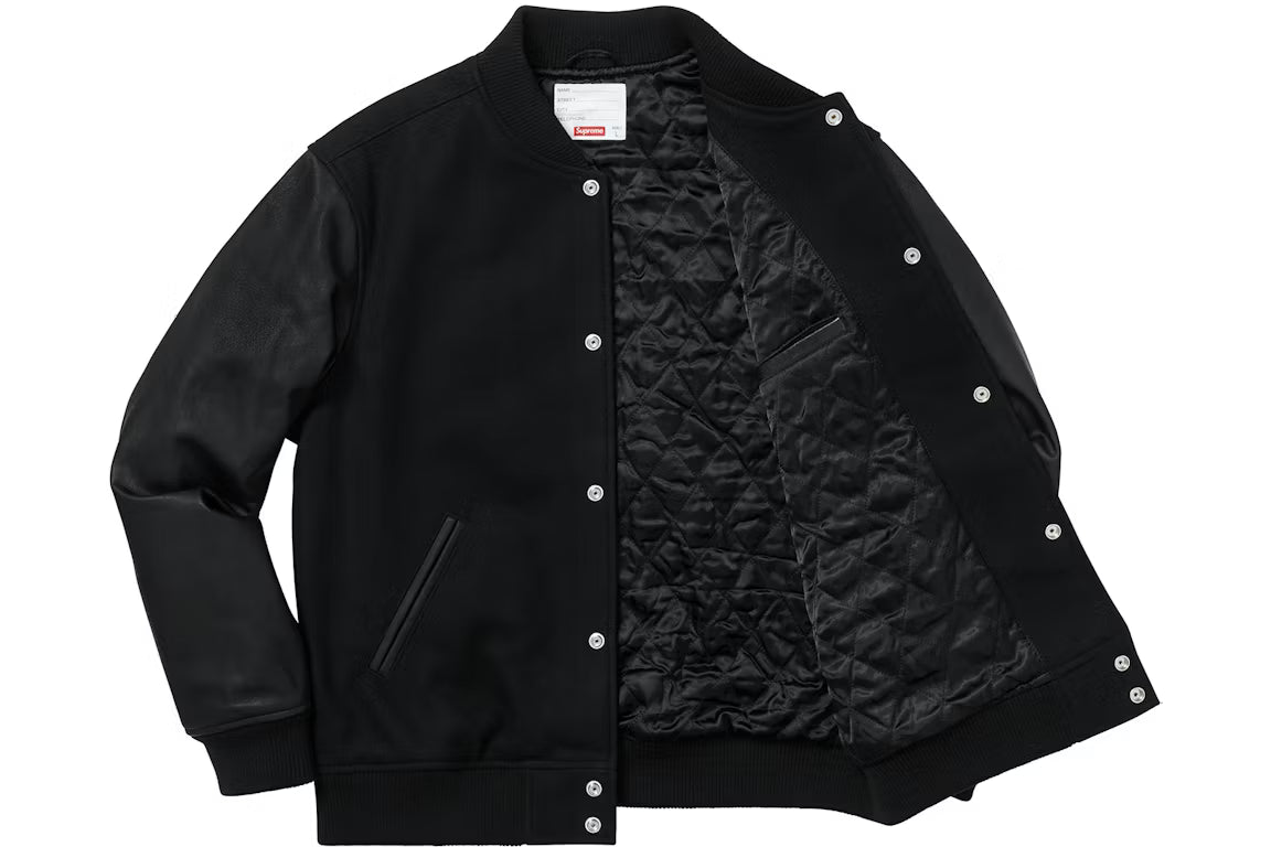 Supreme Motion Logo Varsity Jacket "Black"