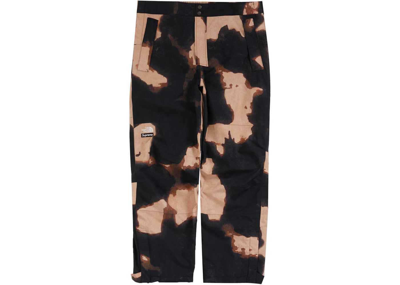 Supreme x The North Face Bleached Denim Print Mountain Pant "Black"