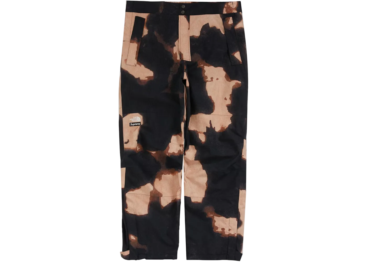 Supreme x The North Face Bleached Denim Print Mountain Pant "Black"