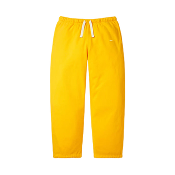 Yellow sweatpants on a white background