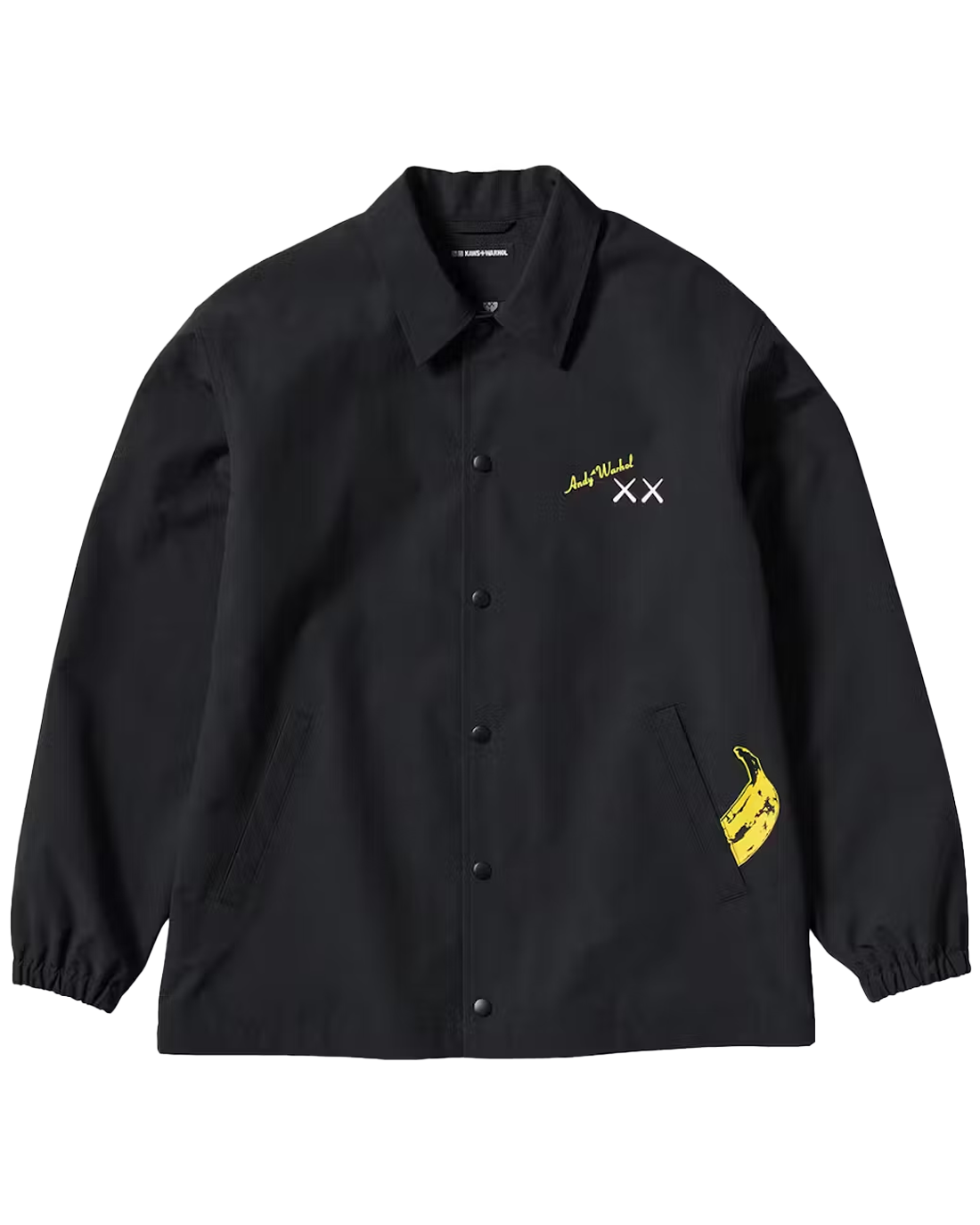 Uniqlo x KAWS x WARHOL Coach Jacket Black