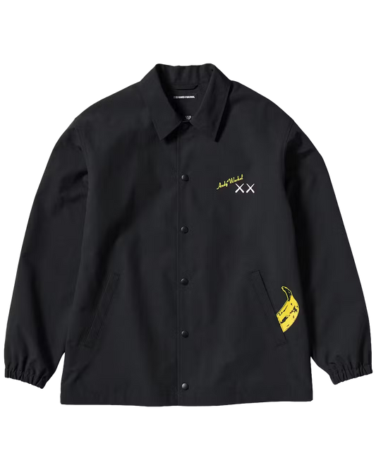 Uniqlo x KAWS x WARHOL Coach Jacket Black
