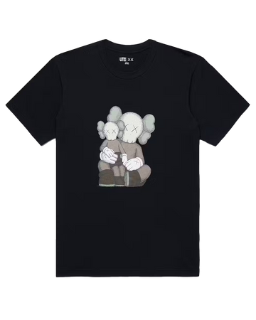 T-shirt Uniqlo x KAWS 03 Noir
