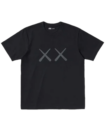T-shirt UT Uniqlo x KAWS x WARHOL Noir