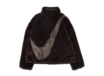 Nike AS W NSW Jacket Faux Fur Swoosh "Brown"